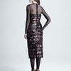 Burberry Prorsum Tinsel Illusion Dress in Pink (cherry) - Lyst