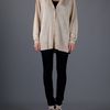 By Malene Birger V Neck Cardigan in Beige (nude) - Lyst
