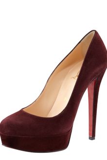 Christian Louboutin Bianca Suede Platform Pump - Lyst
