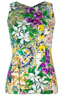 Dolce & Gabbana Sleeveless Top - Lyst