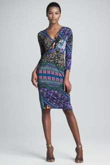 Etro Faux Wrap Dress - Lyst