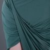 Helmut Lang Drape Skirt in Green - Lyst