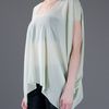 Helmut Lang Drape Top in Green - Lyst