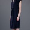 Lanvin VNeck Dress in Black - Lyst