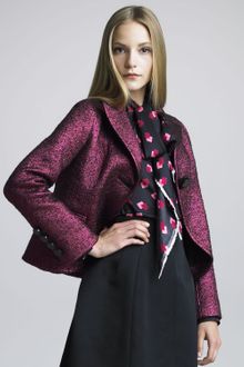 Marc Jacobs One-button Boucle Swing Jacket - Lyst