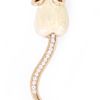 Modcloth Tailed and Tiny Pin in Gold (mouse) - Lyst