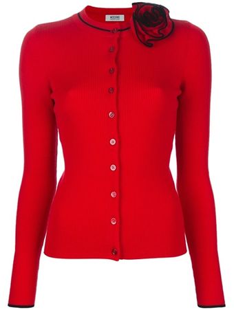 Moschino Cheap & Chic Wool Cardigan - Lyst