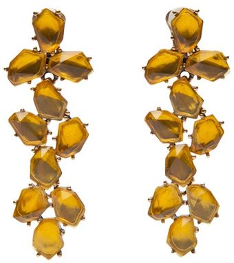 Oscar de la Renta Gemstone Earring - Lyst