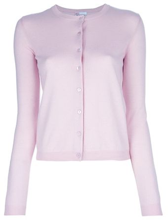 RED Valentino Round Neck Cardigan - Lyst