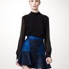 Stella Mccartney Patty Brocade Skirt in Blue (black) - Lyst