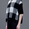 Stella Mccartney Checked Jumper in Black - Lyst