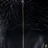 Versace Quilted Leather Jacket in Black - Lyst