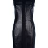 Yves Saint Laurent Panelled Sleeveless Dress in Black - Lyst