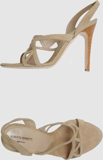 Alberta Ferretti High Heeled Sandals - Lyst