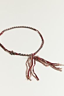 Alyssa Norton Patterned Silk and Metal Necklace - Lyst