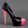 Casadei Leather Pump in Black - Lyst