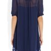 Alice By Temperley Mini Beatrice Embroidered Georgette Dress in Blue (navy) - Lyst