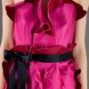 Lanvin Ruffle Dress in Purple (fuchsia) - Lyst