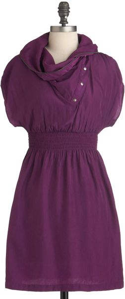 ModCloth Sci Fi Heroine Dress in Plum - Lyst