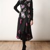 Ashish Hand Crafted TieDye Silk Skirt in Black (black pink) - Lyst