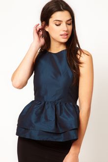 ASOS Collection Asos Top with Tutu Peplum - Lyst