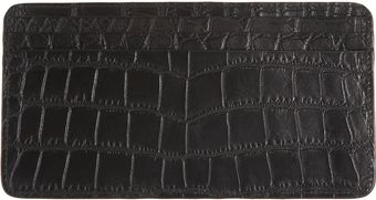 Barneys New York Alligator Large Credit Card Case - Lyst