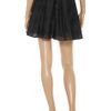 Felder Felder Alina Silk and Cottonblend Mini Skirt in Black - Lyst