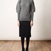 Fendi Ribbed Fine Wool Turtle Neck Jumper in Gray (grey) - Lyst