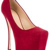 Giuseppe Zanotti Platform High Heeled Pump in Red - Lyst