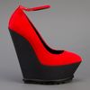Giuseppe Zanotti Platform Wedge in Red - Lyst