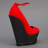 Giuseppe Zanotti Platform Wedge in Red - Lyst