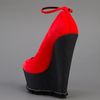 Giuseppe Zanotti Platform Wedge in Red - Lyst