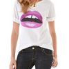Markus Lupfer Lara Lip Tee in White - Lyst