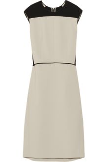 Narciso Rodriguez Serge Twotone Woolblend Crepe Dress - Lyst