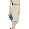 Narciso Rodriguez Serge TwoTone Wool Blend Crepe Dress in Gray - Lyst