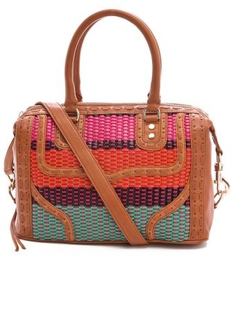 Rebecca Minkoff Colorful Weave Mab Mini Bombe Satchel - Lyst