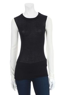 Scoop Color-block Feather weight Tee - Lyst
