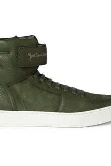 Yves Saint Laurent Leather and Suede Sneakers - Lyst