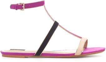 Zara Sandal with Combined Straps - Lyst