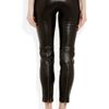 Alexander Mcqueen Paneled Leather Skinny Pants in Black - Lyst