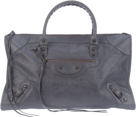 Balenciaga Classic Work Tote in Gray (grey) - Lyst
