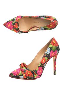 Charlotte Olympia Ava Flowerprint Pumps - Lyst