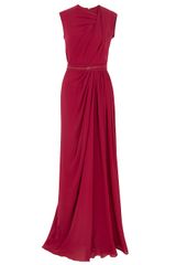 Elie Saab Gathered Front Gown