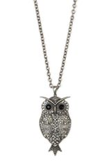 Mango Owl Pendant Necklace