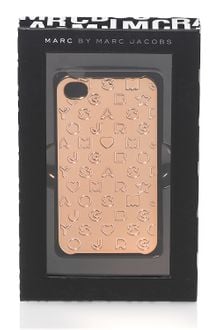 Marc By Marc Jacobs Iphone Case Metallic Stardust Logo 4g - Lyst