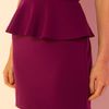 Therapy Bodycon Peplum Dress in Purple - Lyst