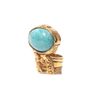 Yves Saint Laurent Arty Oval Ring in Blue (turquoise) - Lyst