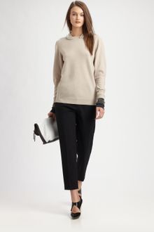 3.1 Phillip Lim Embellished Wool Pullover Sweater - Lyst