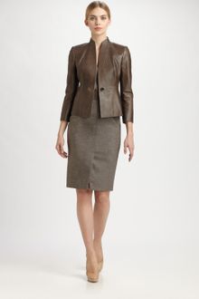 Akris Leather Jacket - Lyst