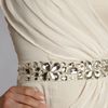 Ax Paris Ax Paris Jewelled Strapless Dress in Gold (cream) - Lyst